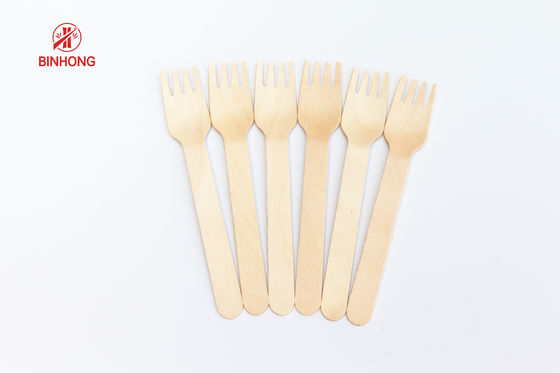 케이크 처분할 수 있는 나무로 되는 칼 붙이 고정되는 숟가락/포크/칼 개별 종이는 감싸였습니다