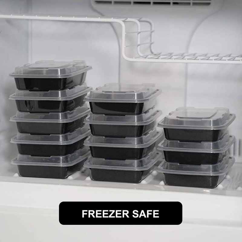 플라스틱 식사 Prep 3 칸막이 대합조개 껍질 힌지 음식은 버릴 수 있는 용기를 포장해 갑니다