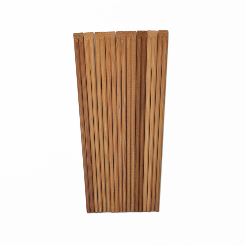 브라운 또는 건류된 색깔 대나무 젓가락 21cm/24cm 4.8mm-5.0mm