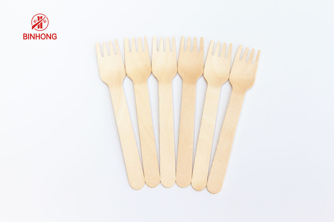 케이크 처분할 수 있는 나무로 되는 칼 붙이 고정되는 숟가락/포크/칼 개별 종이는 감싸였습니다