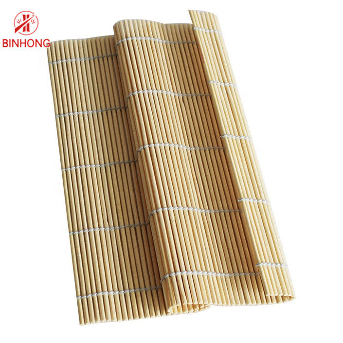 회초밥을 위한 다중기능 ISO9001 24cm*24cm 대나무 돗자리,대나무 자리,죽망,참대 깔개,침대 돗자리