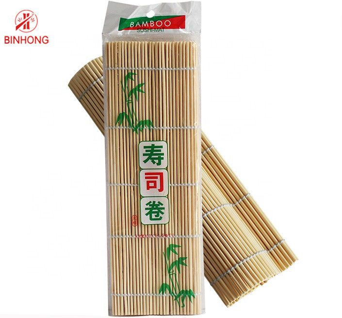 회초밥을 위한 다중기능 ISO9001 24cm*24cm 대나무 돗자리,대나무 자리,죽망,참대 깔개,침대 돗자리