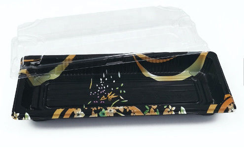 쌓아 올릴 수 있는 버릴 수 있는 PS 플라스틱 회초밥 용기
