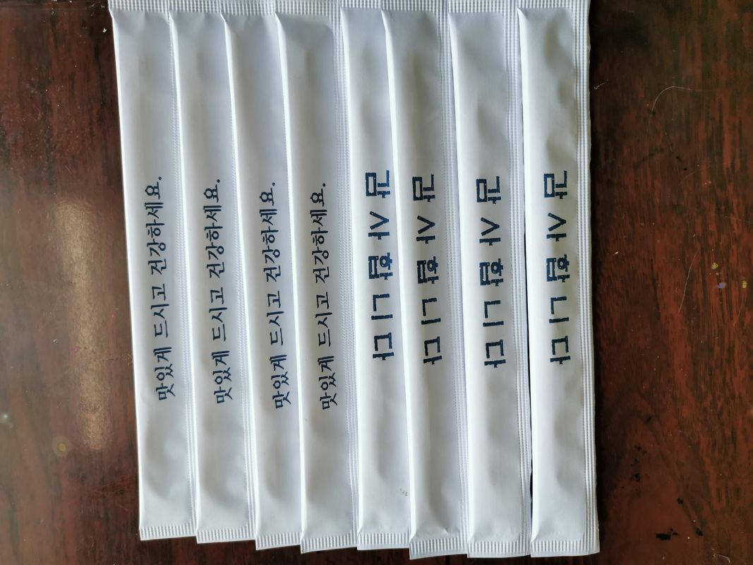 페이퍼 패키지와 Eco 우호적 회초밥 천연 대나무 젓가락